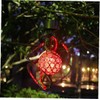GFYWZ Wind Spinner Light Solar Garden Hanging Wind Chime Spiral