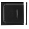 RecPro RV Black Plastic Screen Door Slider Bubble | 12"