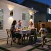 Tesjaso Modern Outdoor Wall Light with Dusk to Dawn Sensor,