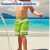 ZERULETS Boys' Swimming Trunks, Quick-Drying Swimming Shorts, Lightweight Children's Swimming