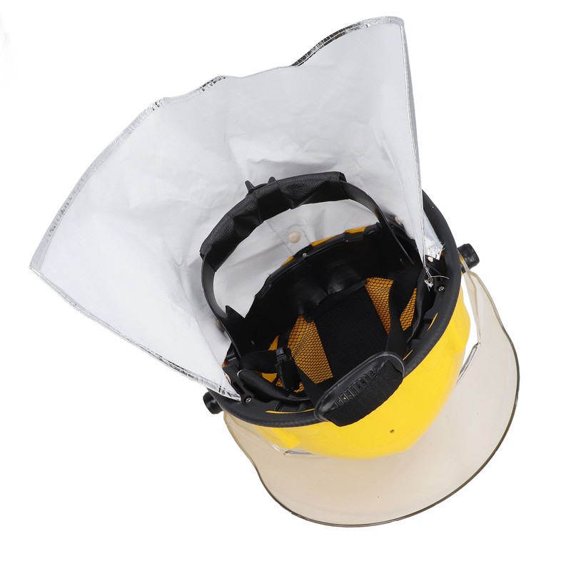 Fire Rescue Helmet with Face Shield Flame Retardant Adjustable Shock