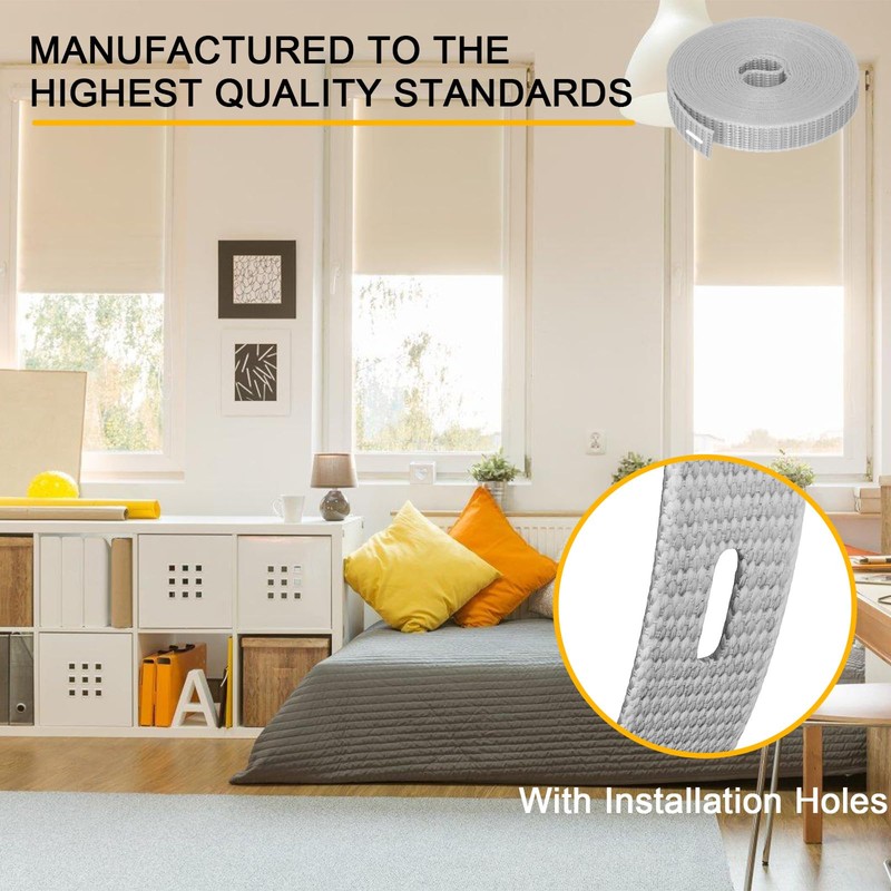 NICEIN Grey Roller Shutter Strap Set, Accessories for Roller Shutters,