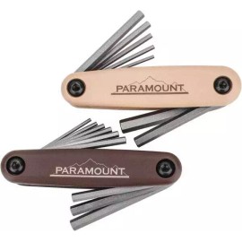 Paramount PAR35522 16 Piece Fold-Up Hex Key Set Hex Range 5/64 to 1/4", Steel