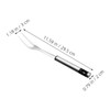 SUPVOX Cooking Utensils Set BBQ Forks Roasting Forks Stainless Steel