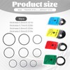 O Ring Watch Gasket, 80 Pcs 0.5/0.6/0.7/0.8 mm Waterproof Rubber