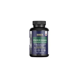 Activated B-Complex + L-Serine, N-Acetyl L-Cysteine Advanced Formula 120 Vegan Tiny Capsules, Metabolically Active B Vitamins - Pure Formula, No Additives and Fillers