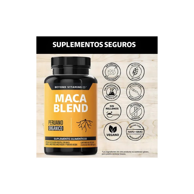Maca Blend | Maca Peruana Orgánica + Pimienta Negra |