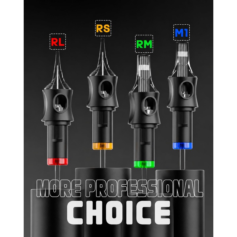 Poseidon Wireless Tattoo Gun Kit 7 Strokes 2300mAh Battery LED