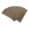 1mm Thick Unfinished Walnut Veneer Pack 10cmx30cm (10PCS) for Marquetry,