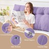 Sasttie Headboard Pillow King, Wedge Pillow Headboard for Sitting Up