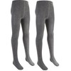 CHAAL® 2 Girls Cotton Tights Uniform School Kids Plain Thick