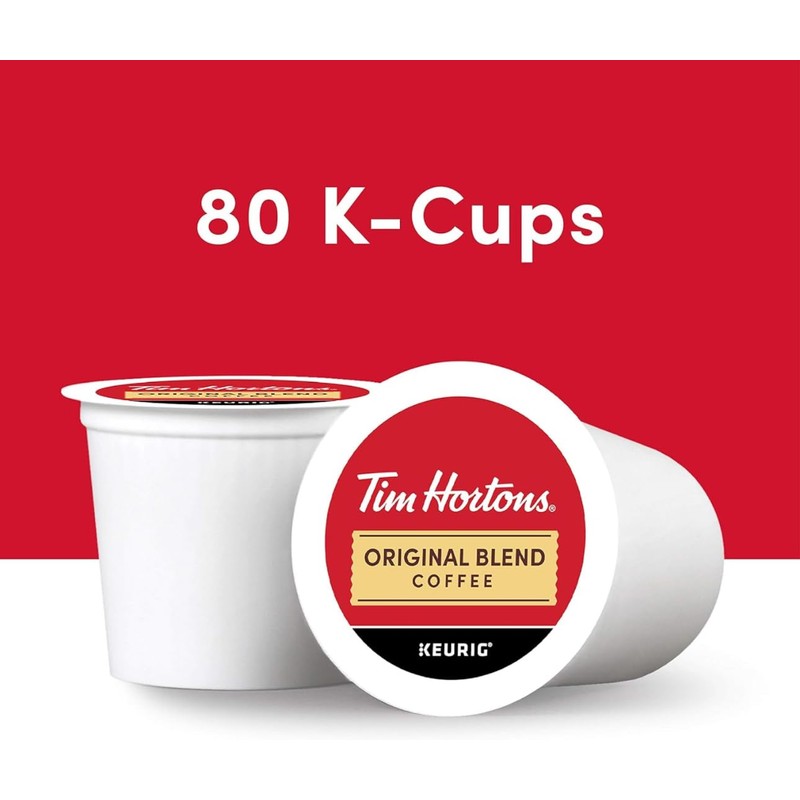 Tim Hortons Original Blend Medium Roast Coffee - 80 Single