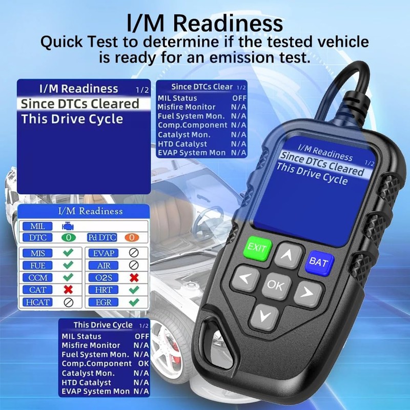 Mengshen Car OBD2 Scanner Check Engine Fault Code Reader with