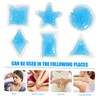 Gatuida 6pcs Adorable Ice Packs Reusable Cooling Bags for Injuries