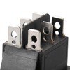 Baomain Momentary Rocker Switch 6 Pin DPDT Button On/Off/On AC