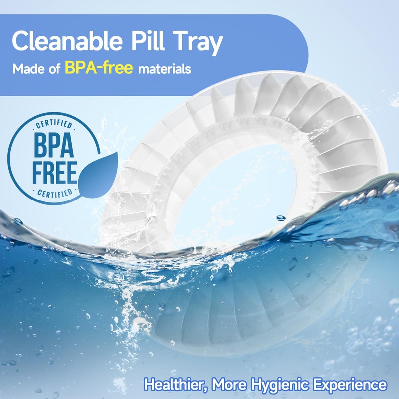 Windtrace Automatic Pill Dispenser for Elderly, Electronic Pill Organizer with