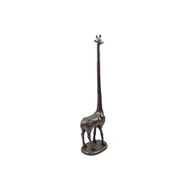 Handcrafted Model Ships Cast Iron Giraffe Paper Towel Holder 19" - Cast Iron Decorative Giraffe - Giraf