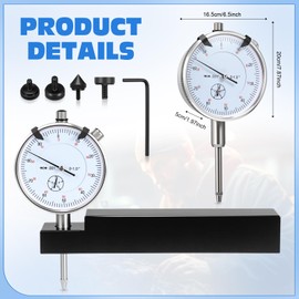 Pasimy 6434 Sleeve Height and Counter Bore Gauge Compatible with All Diesel Engines Cylinder Dial Bore Gauge Range: 0-1.00" Graduation: 0.001" Reading: 0-100