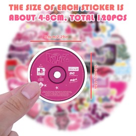 BDSHUNBF 123PCS Aesthetic Stickers, Cute Stickers, Retro Stickers, Waterproof Vinyl, for Laptop, Skateboard, Guitar, Phone, Luggage, Water Bottle, for Teen Adult