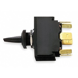 Hubbell Wiring Device-KELLEMS Marine Toggle Switch, Number of Connections: 6, Switch Function: Momentary On/Off/Momentary On