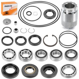 Rear Differential & Axle Bearing Seal Kit & Nut Tool for Honda Rancher 350 400 TRX350FE FM TE TM TRX400FA FGA 2000-2007