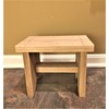 Classic Amish Reclaimed Wood Stool. Natural, Rustic, Solid. Versatile Home