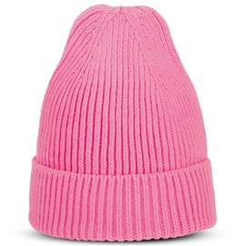 Expatrié Women's Beanie - Luna - Knitted Hat for Autumn Winter - Soft Warm Winter Hat - Hat Stylish, Elegant and Timeless, pink