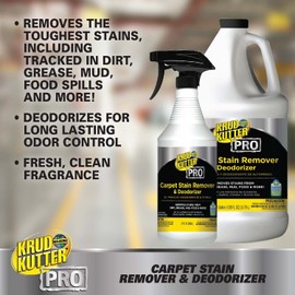 Rust-Oleum Krud Kutter Pro 352258-6PK Carpet Stain Remover & Deodorizer, 32 oz, 6 Pack