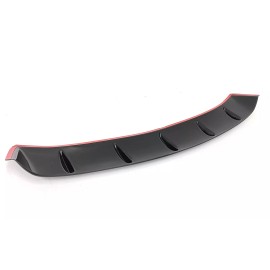 SDZ G2 Tape on Roof Spoiler Visor Wing Wind Shade Deflector For 16-21 Honda Civic 4D