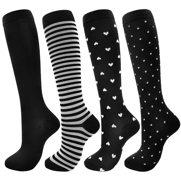 Tphon Compression Socks for Women Men Circulation (4 Pairs), Best