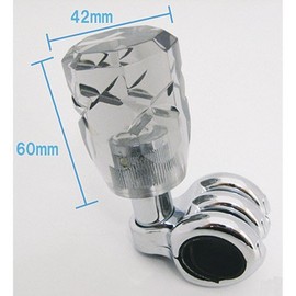 Handle Spinner Cross Cut Smoke 100-1002