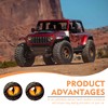 Opuweiy 2 PCS Beast Eyes Sticker, Wrangler Car Light Decals,