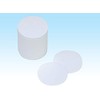 Cotta Coasters, White, Round, Plain (100 Pieces), White, 0.3 in