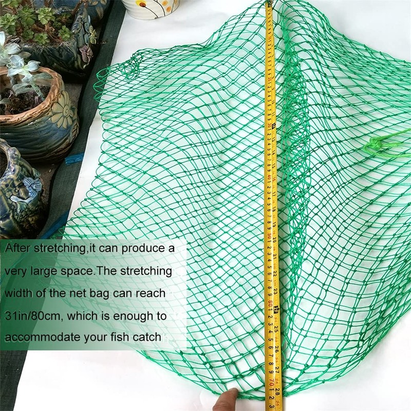 JZTang Fishing Net Bag Foldable Fishing Keep Net Diving Bag