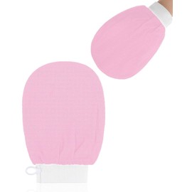 AORHOFJ 1 Paar Exfoliating Gloves, Exfoliating Glove,Peeling handschuh,Body Scrub Gloves for Exfoliating Shower, Super Soft Exfoliating Bath Sponge Gloves,waschhandschuh,peelinghandschuh Gesicht