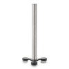 Zeller Kitchen Roll Holder 14x14x33cm with Suction Cap, Silver