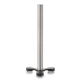Zeller Kitchen Roll Holder 14x14x33cm with Suction Cap, Silver