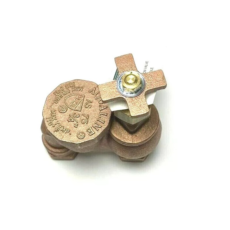 AQUALINE Brass Anti-Siphon 3/4 in. Control Valve Backflow Preventer Irrigation