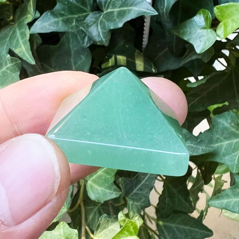 Hslutiee Stone Orgone Pyramid Crystal Point Positive Energy Generator Healing