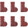 STEBRUAM 30 Pieces Sanding Sheets 93 x 230mm,60/80/120/180/320/400 Grits Hook