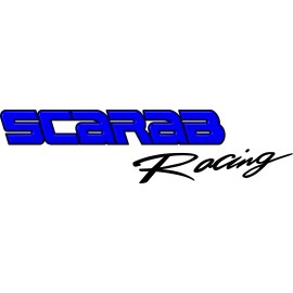 Scarab Racing Performance BOAT STICKER DECAL PROP RACEBOAT MERCURY BLUE