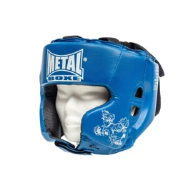 METAL BOXE MB117 Kopfschutz/Helm fürs Boxen/Kampfsport Kinder blau