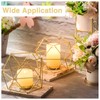 Geometric Candle Holder Wedding Votive Candle Stand Accent Candle Holder
