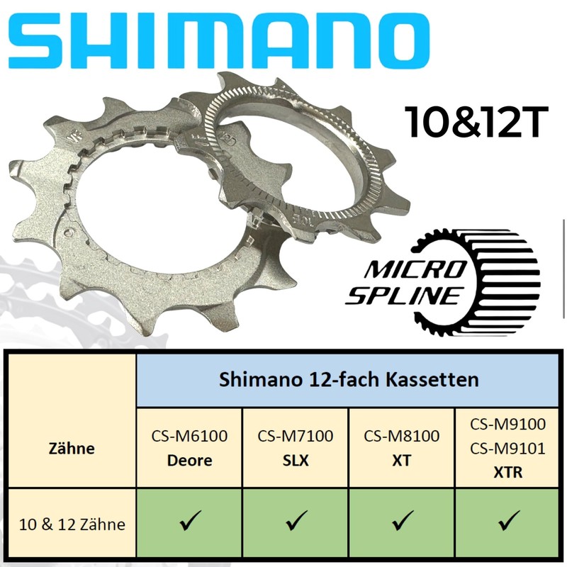 Wear Replacement Sprocket Shimano Deore SLX XT XTR MTB Ebike
