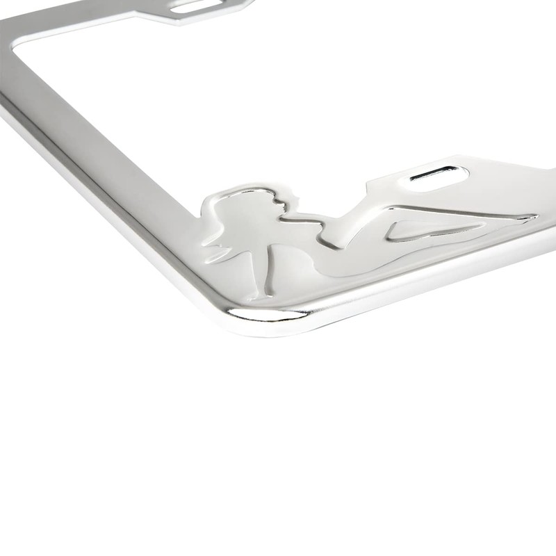 GG Grand General 60192 Chrome License Plate Frame with Chrome