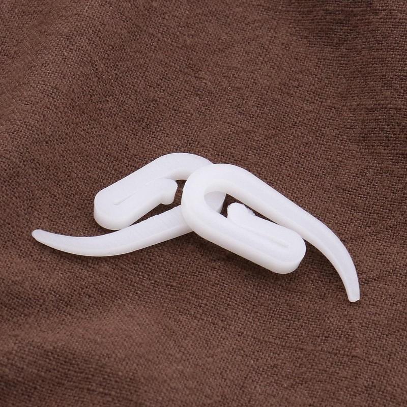 VGOL 100PCS Curtain Hooks Drapery Hooks Curtain Rollers Window Curtain