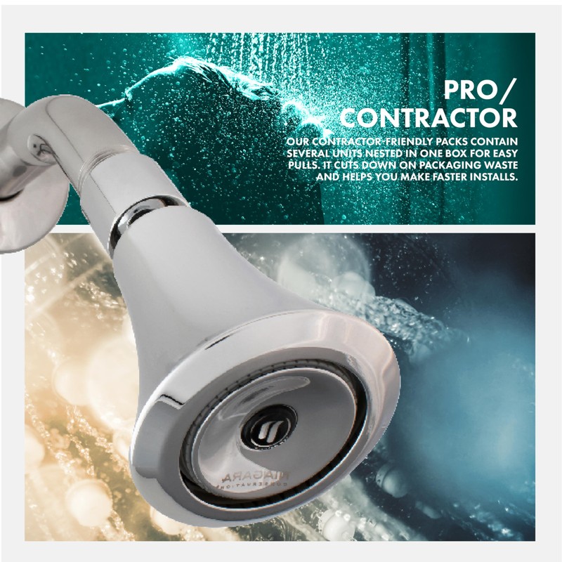 Niagara Conservation N2150-TP Luxury Spa 1-Spray with 1.5 GPM 2.35-in.
