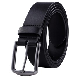 KM Legend mens Leather - Classic & Fashion for Work Business and CasualBelt, Crocodile Black, 40