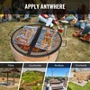 VEVOR X-Marks Fire Pit Grill Grate, Foldable Round Cooking Grate,