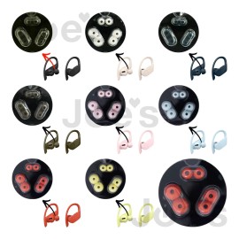 JoesGEcom Beats By Dre Powerbeats Pro Beats X Flex Wireless Earbuds Rubber  Ear Tips - Lava Red